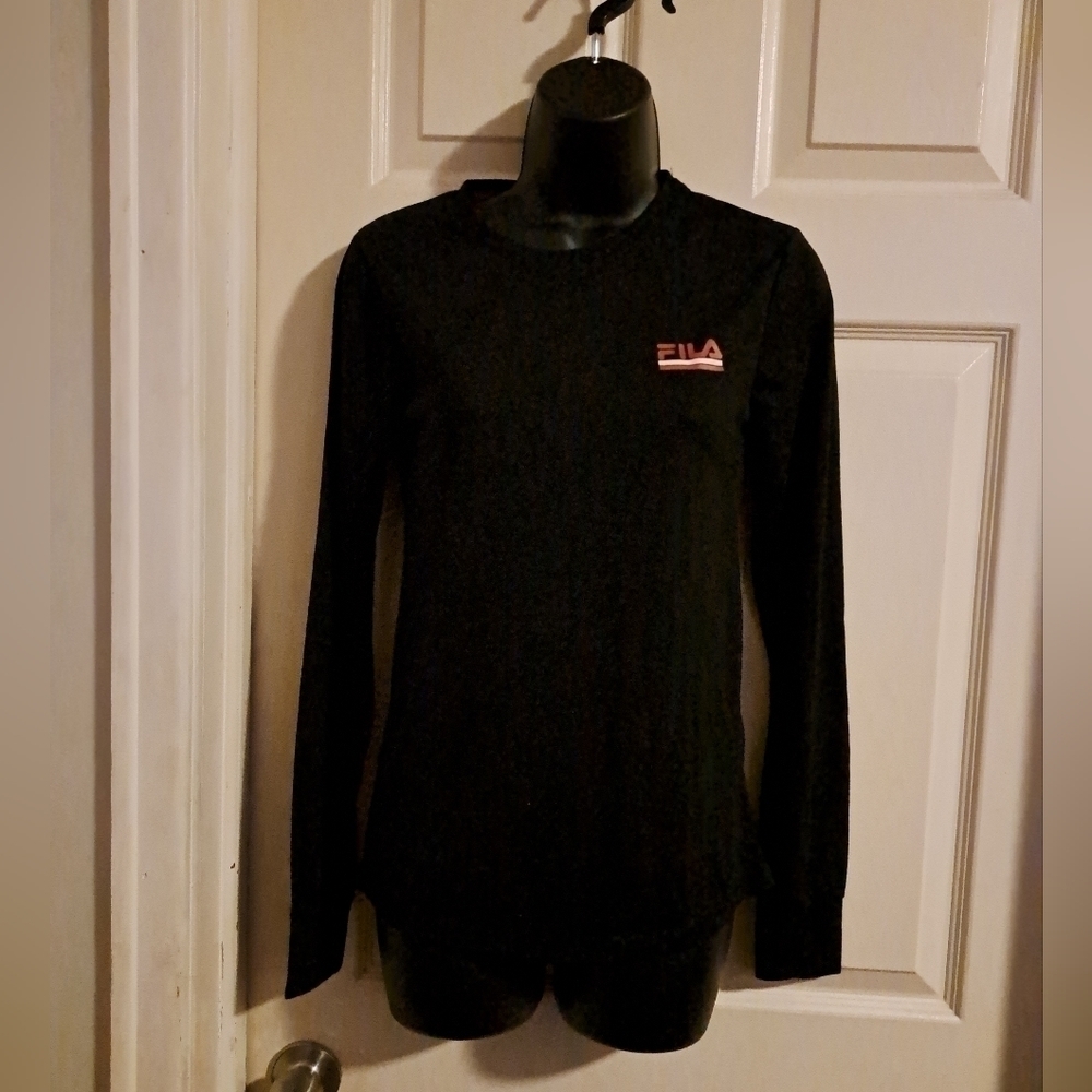 Fila black blouse size small 5/$25